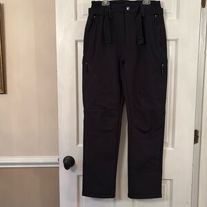 Mens Free Soldier black size 30 waist 30 length snow pants.